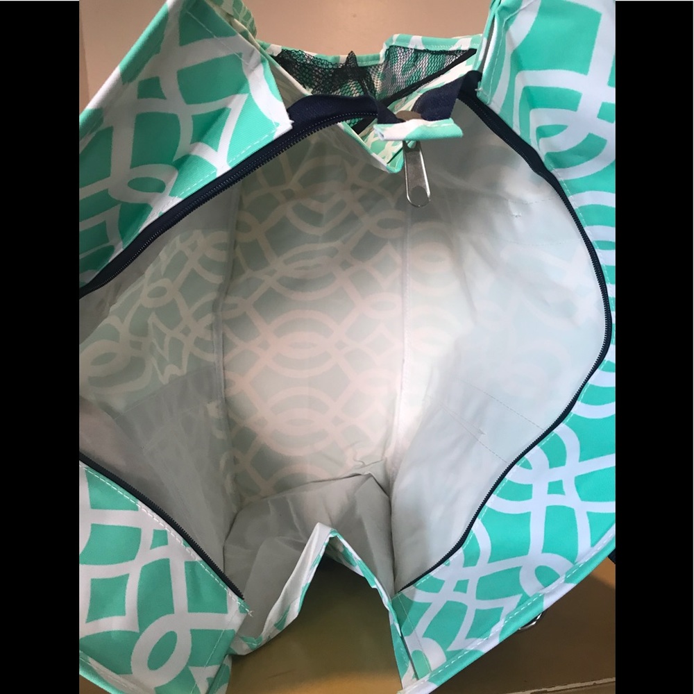 New NGIL Mint Vine Canvas Tote - Picture 4 of 4
